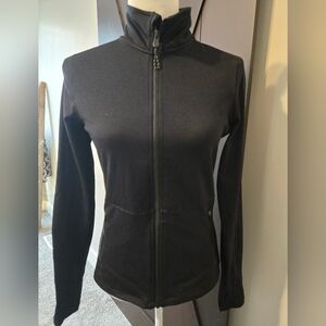 Women's Black Zip-Up Jacket